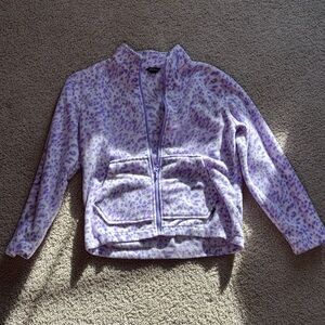 Eddie Bauer Purple Leopard Kids Jacket